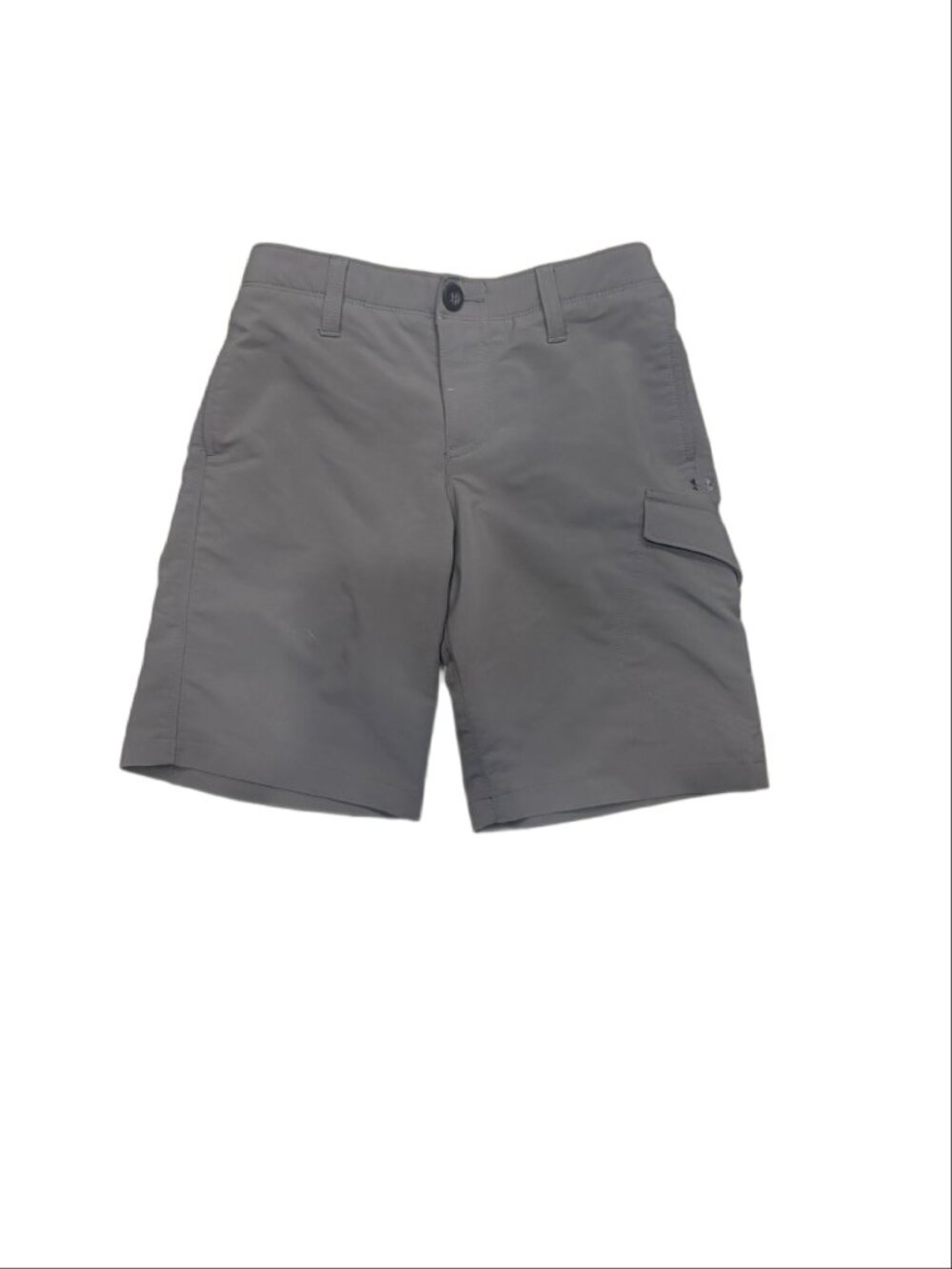 Under Armour Boys HeatGear Grey Fish Hunter / Cargo Performance Shorts (Size 8)